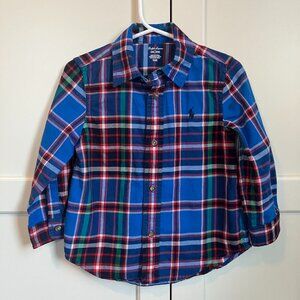 Ralph Lauren Baby Boys Plaid Button-up Shirt, size 24M